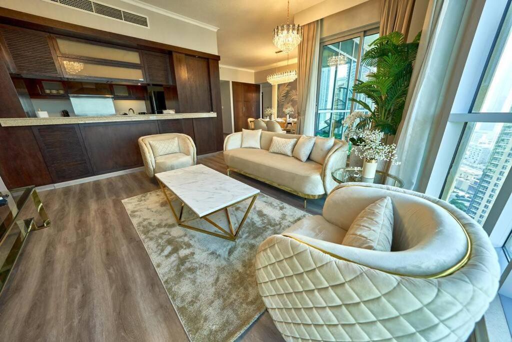 두바이 Magnificent Luxury 3Br With Amazing Burj & Fountain View 아파트 외부 사진