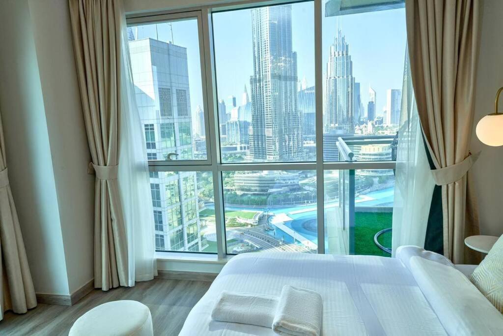 두바이 Magnificent Luxury 3Br With Amazing Burj & Fountain View 아파트 외부 사진